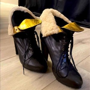 Ted baker lace up booties